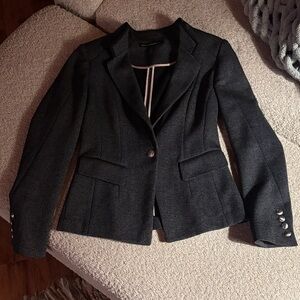 White House Black Market Charcoal Blazer